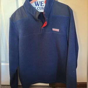 Vineyard Vines Snap Packet Fleece Shep Shirt Size L